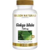 Golden Naturals - Ginkgo Biloba - 7500mg - 60 Veganistische Capsules