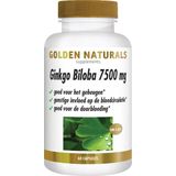 Golden Naturals - Ginkgo Biloba - 7500mg - 60 Veganistische Capsules