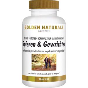 Golden Naturals - Spieren & Gewrichten - 60 Capsules