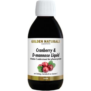 Golden Naturals - Cranberry & D-mannose - Liquid - 250ml - Natuurlijke Supplementen