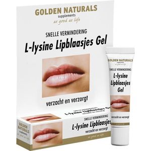 Golden Naturals - L-Lysine+ Lipblaasjes Gel - Tube