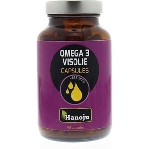 Hanoju - Omega 3 Visolie - 90 Vcaps - Vetzurenpreparaat