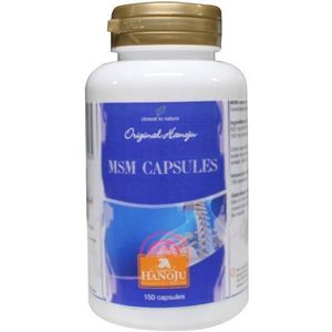 Hanoju MSM methyl 500mg 150 Vegetarische capsules