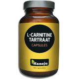 Hanoju L-Carnitine & L-Tartraat 90 Vegetarische capsules