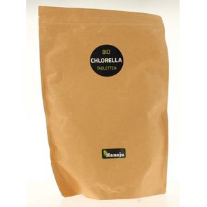 Hanoju Bio chlorella tabletten papier zak 2500 Tabletten