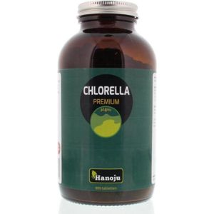Hanoju Chlorella premium 400 mg glas flacon 800 tabletten