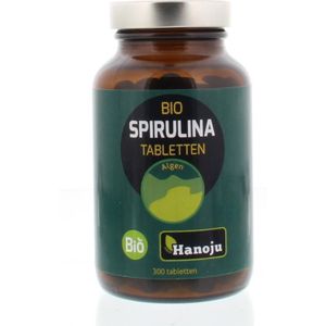 Hanoju - Bio Spirulina - 300 Tabletten - Kruidenpreparaat - Biologische Teelt