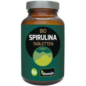 Hanoju Spirulina 400mg glas flacon bio 800 tabletten