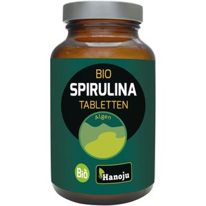 Hanoju Spirulina 400mg glas flacon bio 800 tabletten