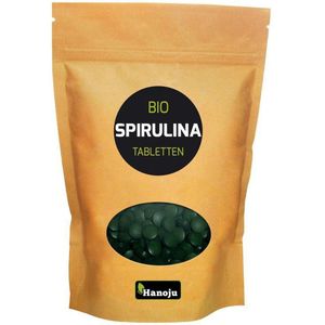Hanoju Spirulina 400 mg paper bag biologisch 2500 stuks