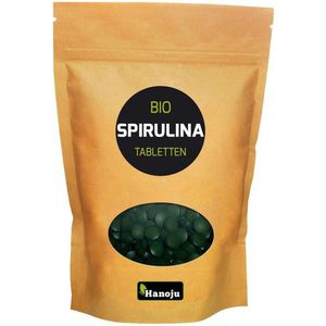 Hanoju Spirulina 400 mg paper bag biologisch 625 tabletten