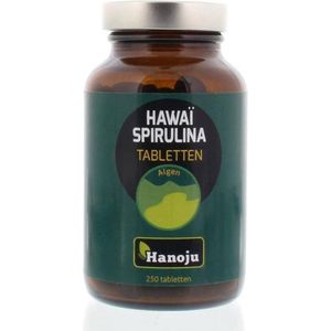 Hanoju Spirulina hawaiiaans 500 mg 250 tabletten