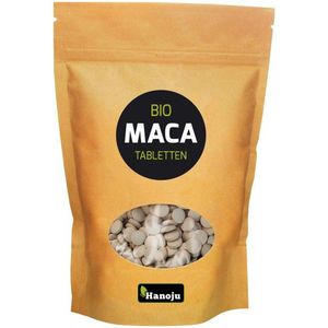 Hanoju - Bio Maca Premium - 500 Mg - 2000 st - Biologisch Supplement