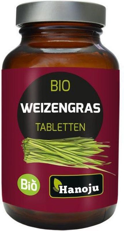 Hanoju Tarwegras glas flacon bio 600 tabletten