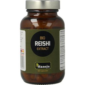 Hanoju Reishi extract bio 60 Vegetarische capsules