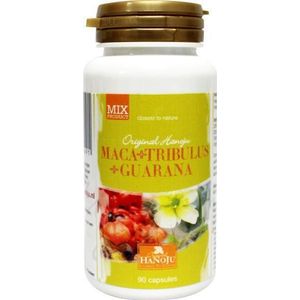 Hanoju Tribulus maca guarana extract 90 Vegetarische capsules