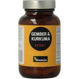 Hanoju Gember & curcuma extract 90 Vegetarische capsules