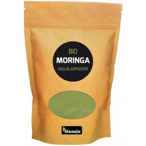 Hanoju Bio Moringa Oleifera Whole Leaf Powder - 500 Grams