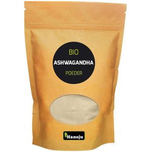 Hanoju Ashwagandha organic poeder 500 gram