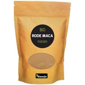 Hanoju - Rode Maca Poeder - Voedingssupplement - Biologisch - 3 Gram