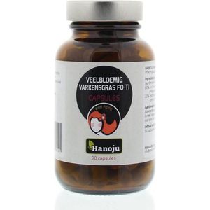 Hanoju Veelbloemig varkensgras fo-ti 90 capsules
