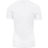 Garage 302 - Semi Bodyfit T-shirt V- hals korte mouw wit S 100 katoen 1x1 rib