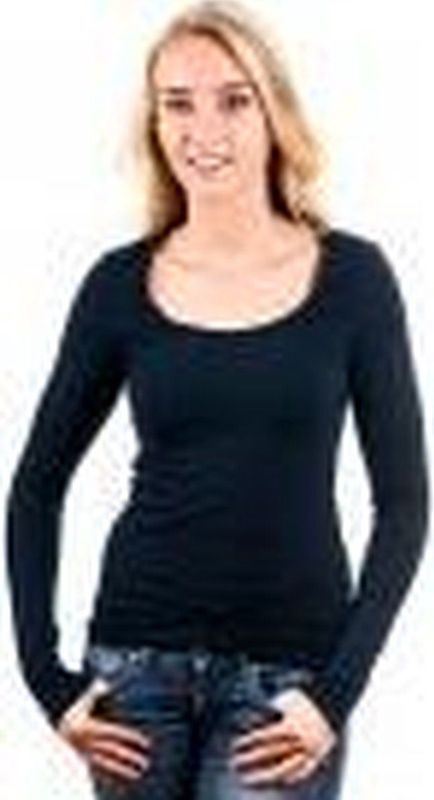 Garage 704 - Bodyfit T-shirt - Navy - Lange Mouw