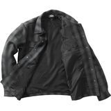 Tussenjas - Grijs-Zwart - Wol/Polyester - OG-Drukknopen