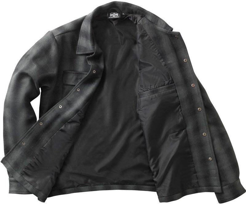 Tussenjas - Grijs-Zwart - Wol/Polyester - OG-Drukknopen