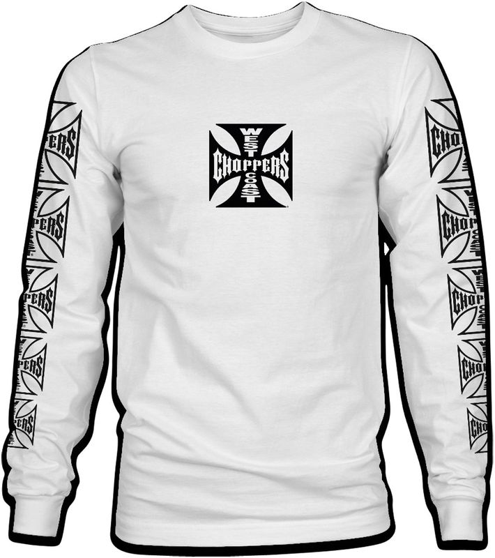 West Coast Choppers - Og Lbc T-shirt - Wit - 100% Katoen