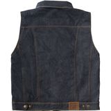 Westkust Choppers - Denim Vest - Blauw - 100% Leer - 100% Polyester Voering