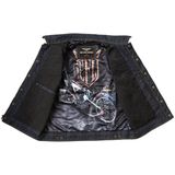 Westkust Choppers - Denim Vest - Blauw - 100% Leer - 100% Polyester Voering