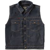 Westkust Choppers - Denim Vest - Blauw - 100% Leer - 100% Polyester Voering
