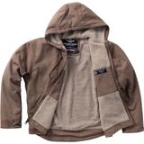 Werkjas - Zwart - Heavy Duty Canvas - Sherpa Gevoerd en Geïsoleerd