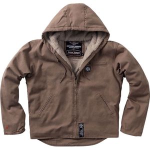 Werkjas - Zwart - Heavy Duty Canvas - Sherpa Gevoerd en Geïsoleerd