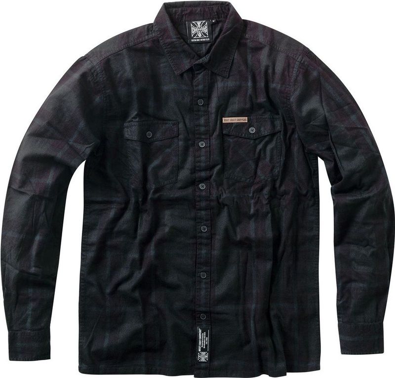 West Coast Choppers - Houthakkershemd - Rood/Zwart - Rigid Flannel