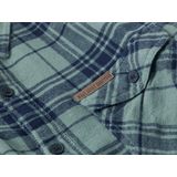 West Coast Choppers - WCC Rigid Flannel - Heren Longsleeve - Groen/Navy