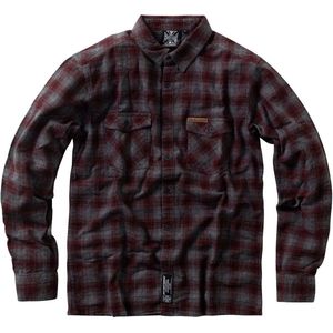 Houthakkershemd - Rood/Zwart - Geborsteld Katoen - Normale Snede