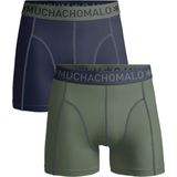 Muchachomalo Boxer 2-Pack - Navy en Groen