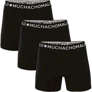 Muchachomalo - Boys Solid - Boxershort - Zwart - 3-Delig