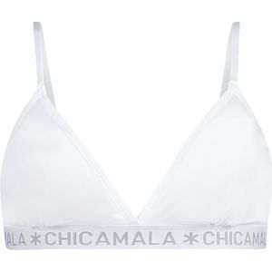 Chicamala - Triangle bralette basic wit - Dames