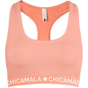 Muchachomalo - Meisjes 1-pack - Racerback - Rood - Print