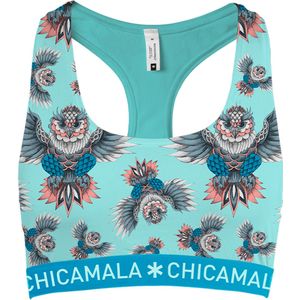 Muchachomalo - Meisjes 1-pack - Racerback - Rood - Print