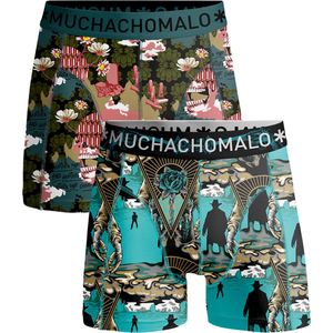 Muchachomalo-2-pack Onderbroeken - Elastisch Katoen - Boxershorts -