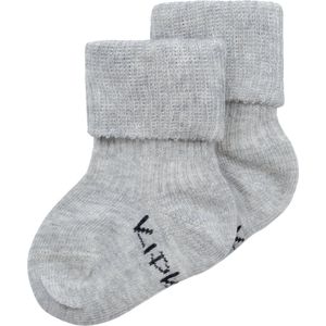 KipKep - Blijf-Sokjes - Huissokken - Grijs - Biologisch Katoen
