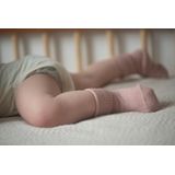 KipKep Blijf-sokjes - babysokjes - Mauve - Maat 0-6 maanden - 2-pack - zakken niet af