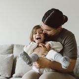 KipKep Blijf-Sokjes - set van 2 Pebble Grey