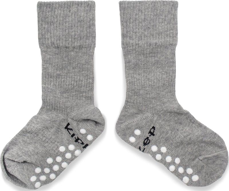 KipKep Blijf-Sokjes - set van 2 Pebble Grey