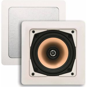 Speakerset Samba (Draaibare Tweeter) Wit Vierkant 177X177 Mm Aquasound