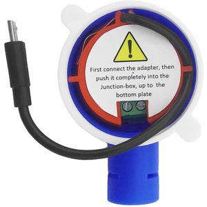 Mini Adapter/Lader Aquasound Met Micro USB Plug Inclusief 49 mm Inbouwdoos